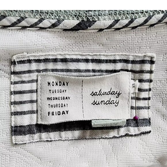 Saturday Sunday by Anthropologie Terry Lace Gray Cocoon Open Cardigan - Picture 5 of 7